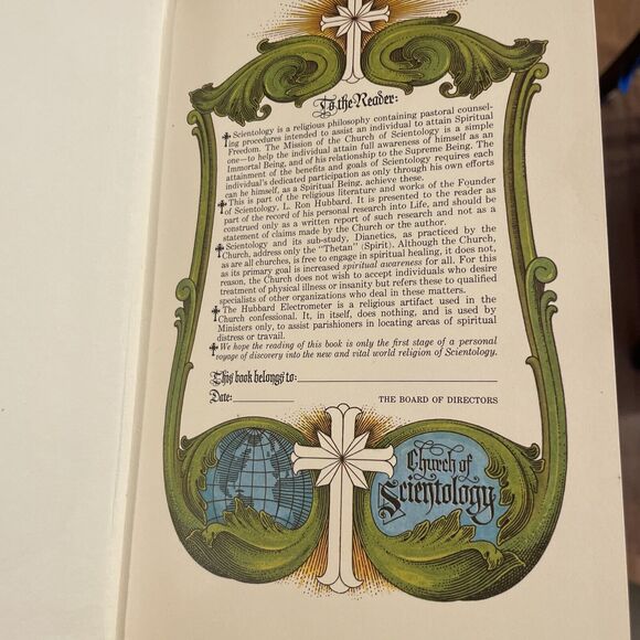 SELF ANALYSIS By L Ron Hubbard HC Dust Jacket (1975) VTG Scientolology yellow - Picture 11 of 15